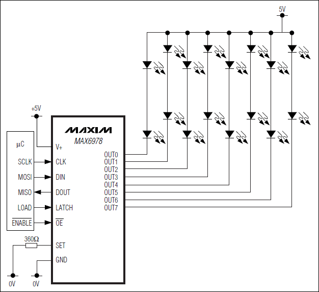MAX6978: Typical Application Circuit