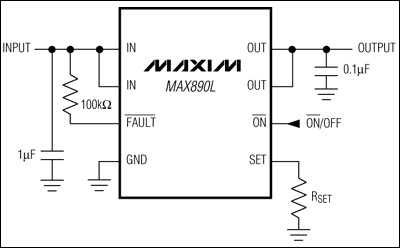 MAX890, MAX890L: Typical Operating Circuit