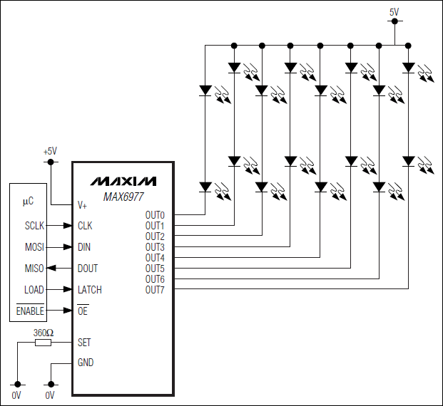 MAX6977: Typical Application Circuit
