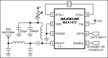 MAX1472: Typical Application Circuit MAX1472: Typical Application Circuit