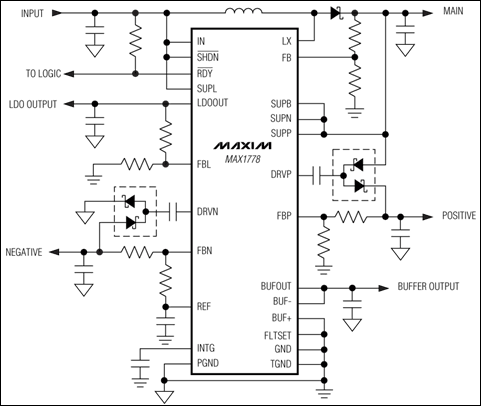 MAX1778, MAX1880, MAX1881, MAX1882, MAX1883, MAX1884, MAX1885: Typical Operating Circuit