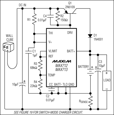 MAX712, MAX713: Typical Operating Circuit