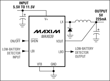 MAX639, MAX640, MAX653: Typical Operating Circuit