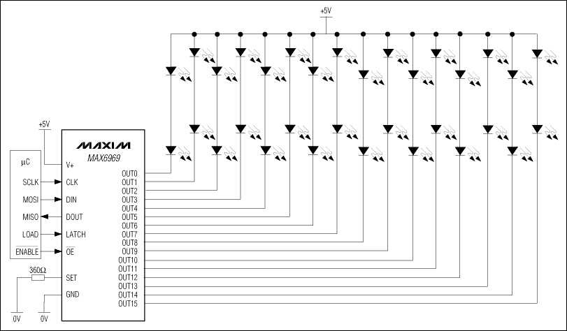 MAX6969: Typical Operating Circuit