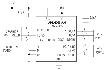 max4885:典型工作电路