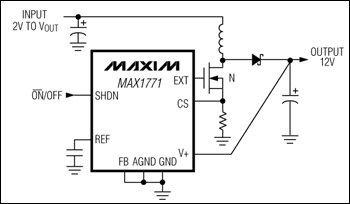 MAX1771: Typical Operating Circuit