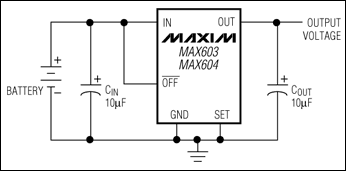 MAX603, MAX604: Typical Operating Circuit