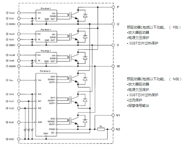 6MBP30RH060 IGBTģЧ·ͼ