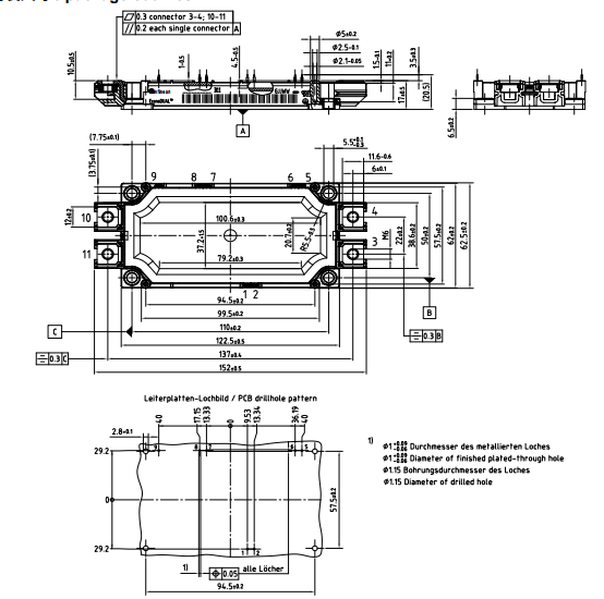 ӢFF300R07ME4_B11 װߴνṹͼ